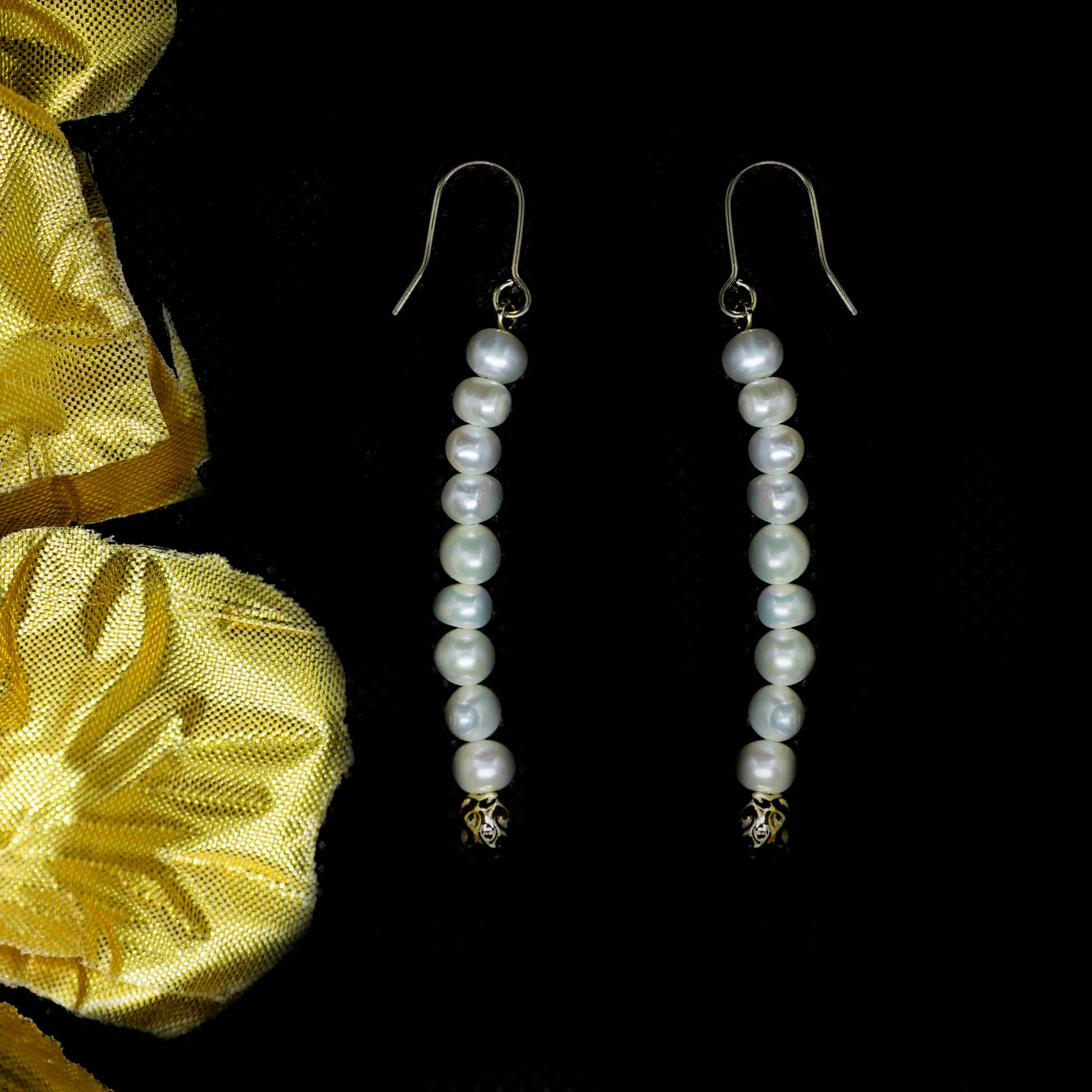 Marie Antoinette Earrings Freshwater Pearls