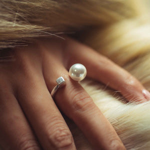 Open image in slideshow, Jaharii Signature Pearl Ring
